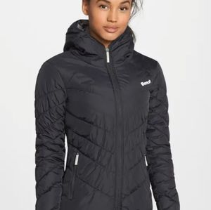 NEW Bench 'foolhardy' Primaloft Quilted Jacket In Jet Black
